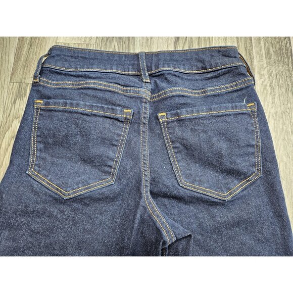 Old Navy Jeans Womens 00 Blue Mid Rise Rockstar Super Skinny Denim - Picture 3 of 9